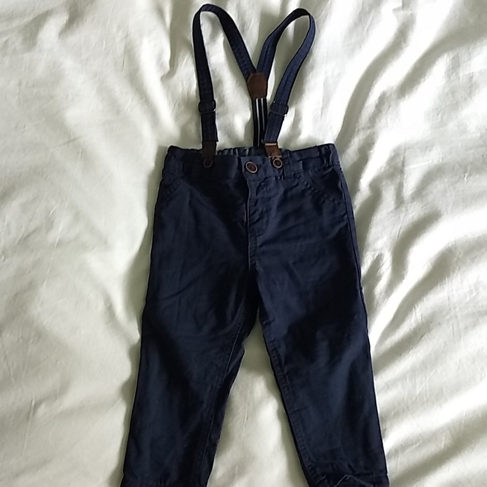 Navy blue dress pants 9-12 months